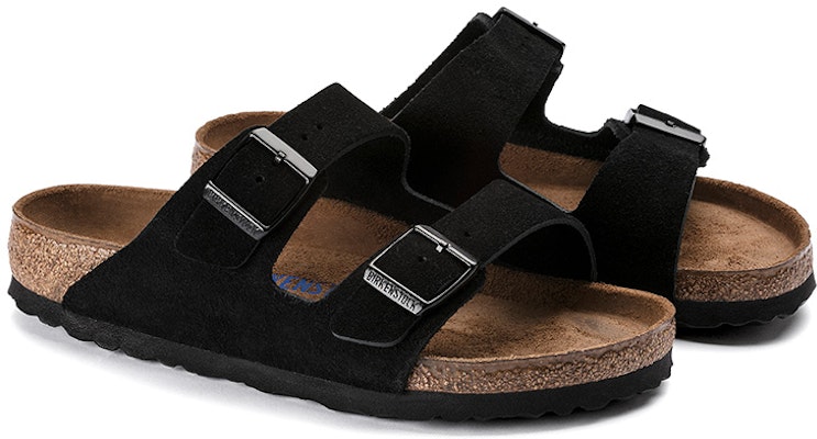 Birkenstock Arizona Softbed Black (Narrow) 951323 Shop Birkenstock Arizona Softbed Black (Narrow) 951323