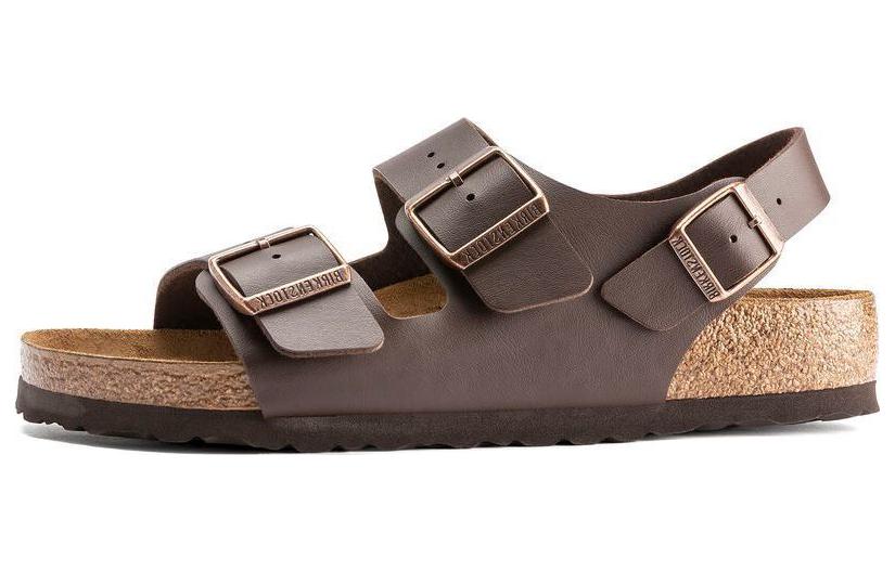 Birkenstock Milano Birko-Flor Dark 'Brown' 0034701