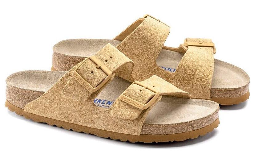 Lookbook Birkenstock Arizona Suede 'Khaki' 1019087