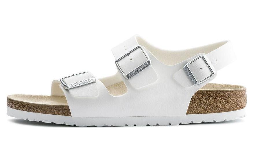 Birkenstock Milano Birko-Flor 'White'