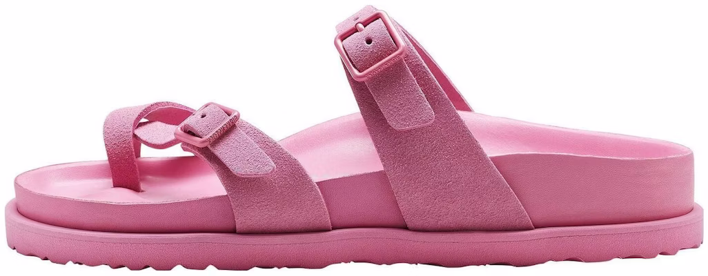 勃肯 绒面 搭扣露趾 時尚涼拖 男女同款 粉紅色 Buy 勃肯 绒面 搭扣露趾 時尚涼拖 男女同款 粉紅色