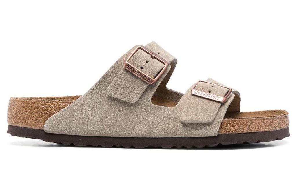 Birkenstock Arizona Suede Leather Sandals 'Taupe' 圖 2