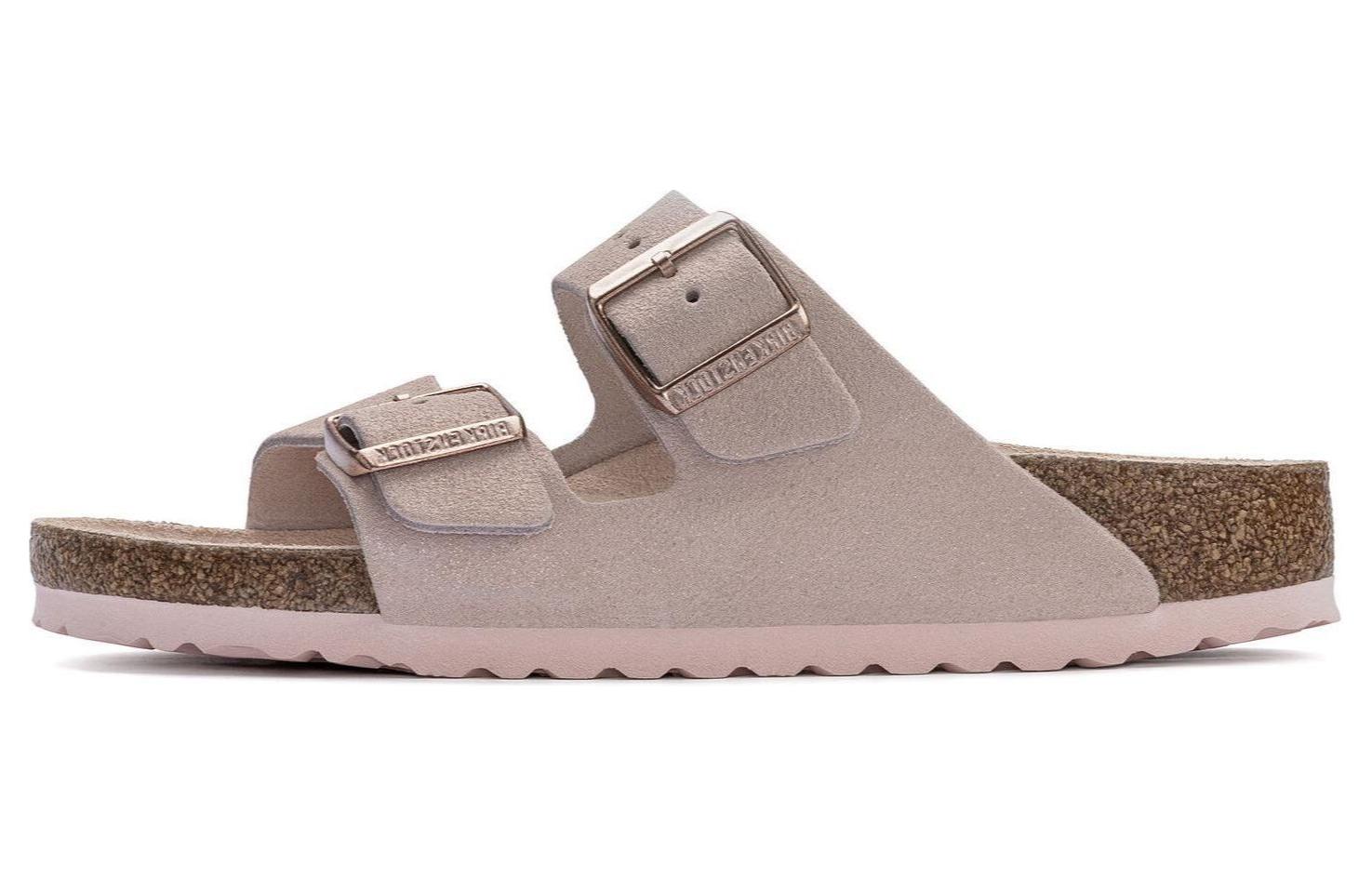 Buy Birkenstock Arizona 麂皮凉鞋 '浅玫瑰' 1023535