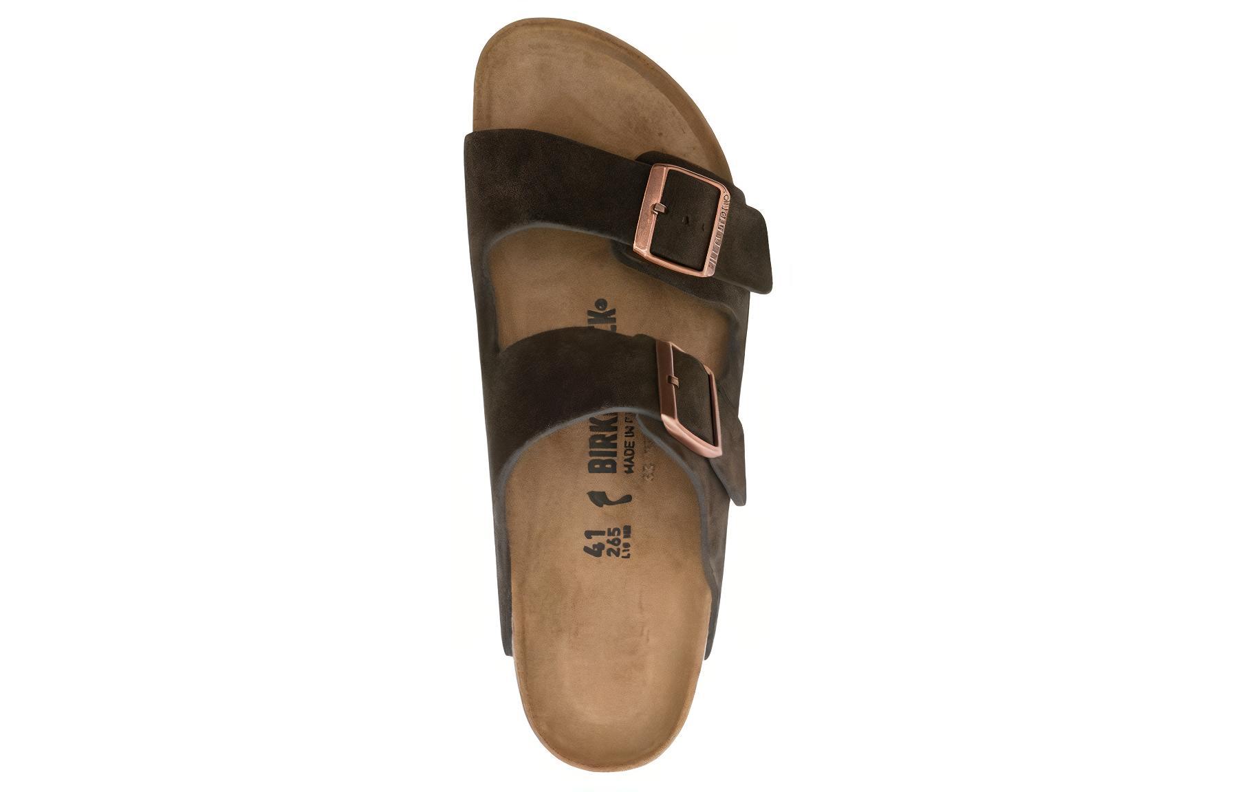 Shop Birkenstock Arizona Daim Mocha 1027083