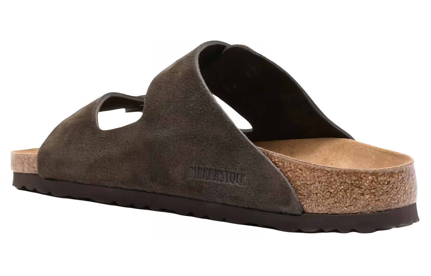 Shop Birkenstock Arizona Suede Mocha Lelaki/Wanita 1027083