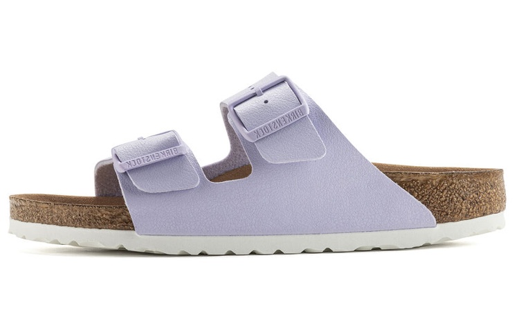 Birkenstock Arizona Vegan Birkibuc 'Lavender Fog' 1022607
