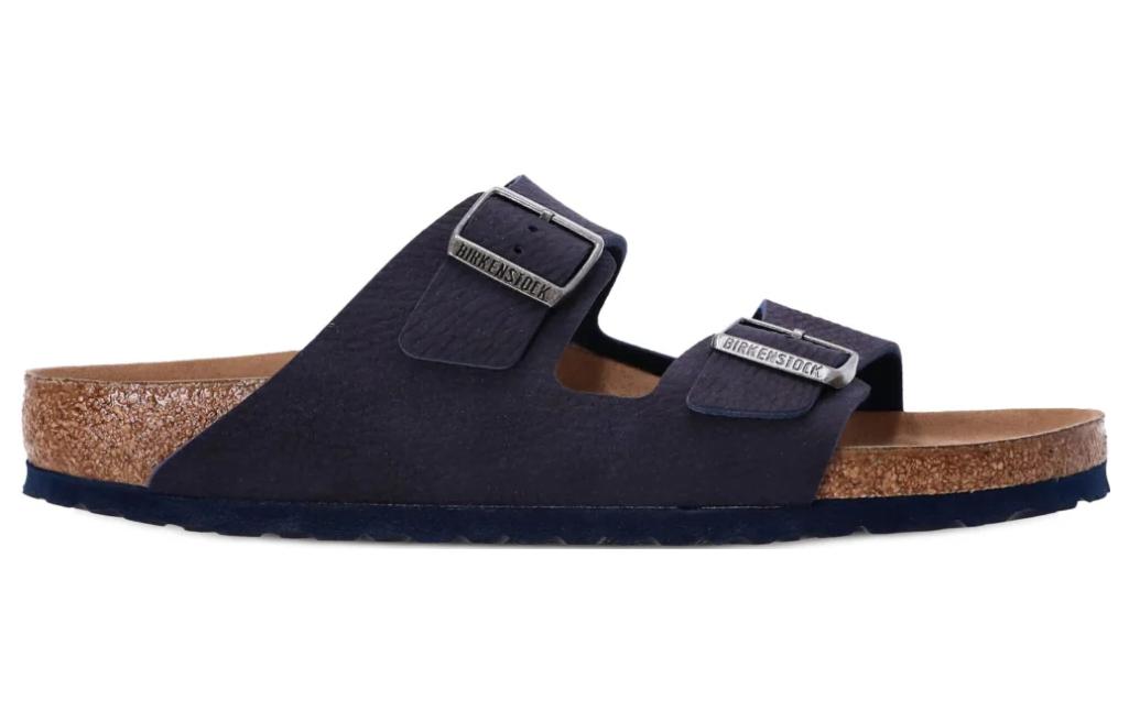 Order Birkenstock Arizona Vegan PU 柔軟舒適 一字拖鞋 男款 藍棕