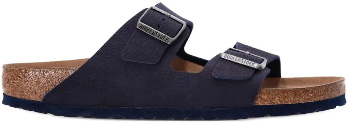 Birkenstock Arizona Vegan PU 柔軟舒適 一字拖鞋 男款 藍棕 Order Birkenstock Arizona Vegan PU 柔軟舒適 一字拖鞋 男款 藍棕