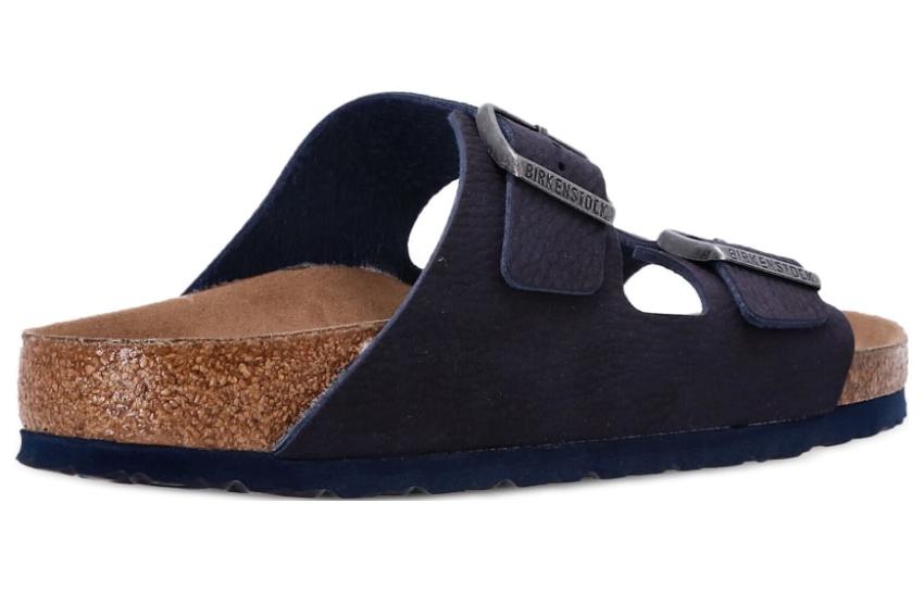 Purchase Birkenstock Arizona Vegan PU 柔軟舒適 一字拖鞋 男款 藍棕