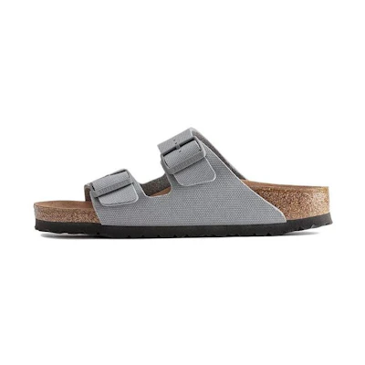 Birkenstock Arizona Vegan Textile 'Stone Coin'
