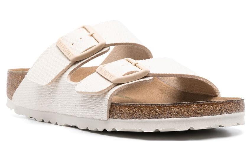 Birkenstock Arizona Vegan Textile Narrow Fit Sandals 'Eggshell' 圖 2