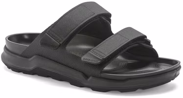 Order Birkenstock 合成皮革 舒適圓頭軟底萬用魔鬼氈 一字拖鞋 男款 黑色 常規版
