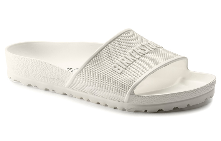 Lookbook Birkenstock EVA-Barbados系列 單扣涼拖 情侶款 白色 常規版