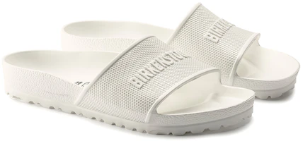 Shop Birkenstock EVA-Barbados系列 單扣涼拖 情侶款 白色 常規版