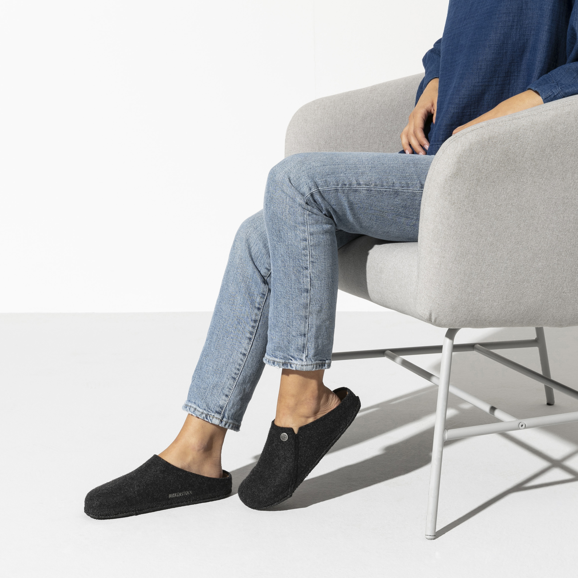 Birkenstock Boston 'Anthracite Felt' 圖 6