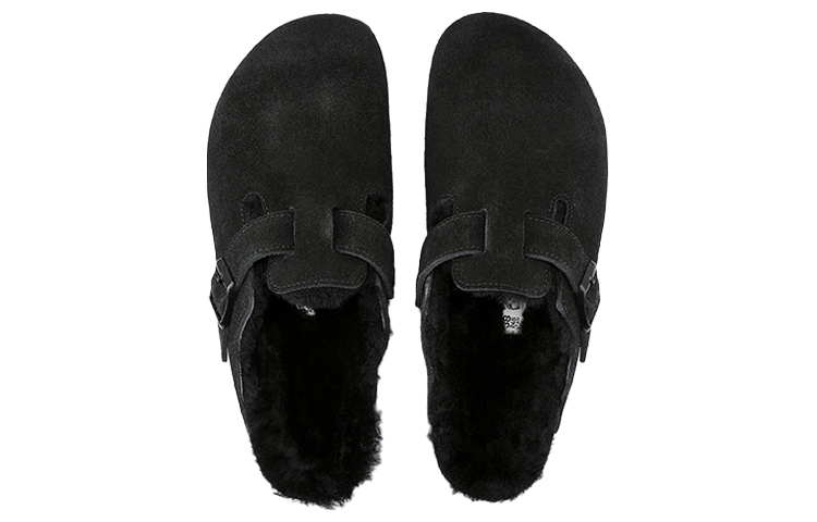 Purchase Birkenstock Boston 'Corcho Negro con Piel' 259881