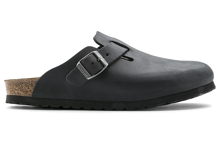 Birkenstock Boston 'Black Leather' 圖 2