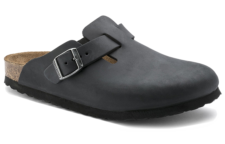 Birkenstock Boston 'Black Leather' 圖 3