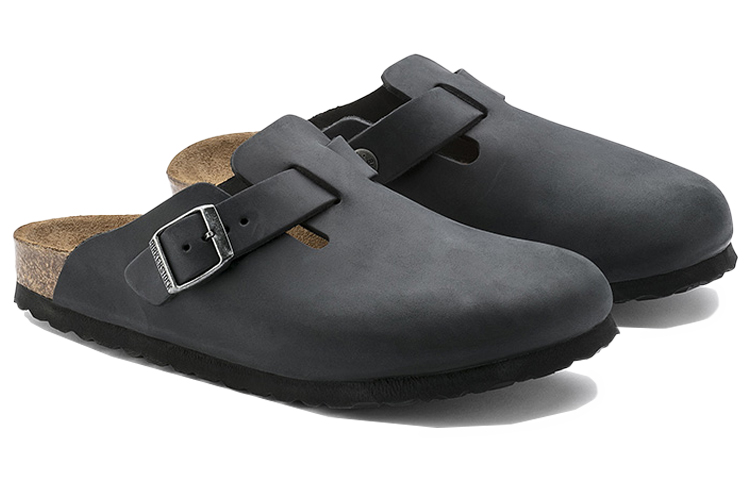 Birkenstock Boston 'Black Leather' 圖 4