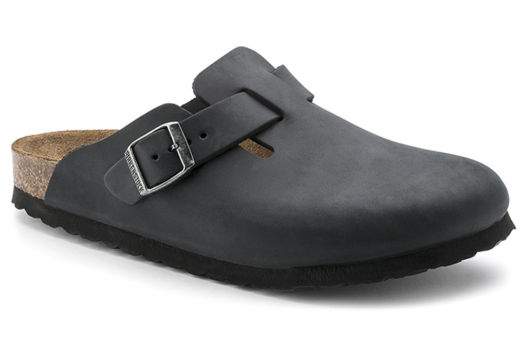 Lookbook ビルケンシュトック ボストン 'ブラックレザー' 59463