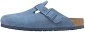 Buy Birkenstock 絨面 百搭舒適時尚 包頭拖鞋 男女同款 藍色