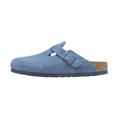 Birkenstock Boston Soft Footbed Suede Elemental 'Blue'