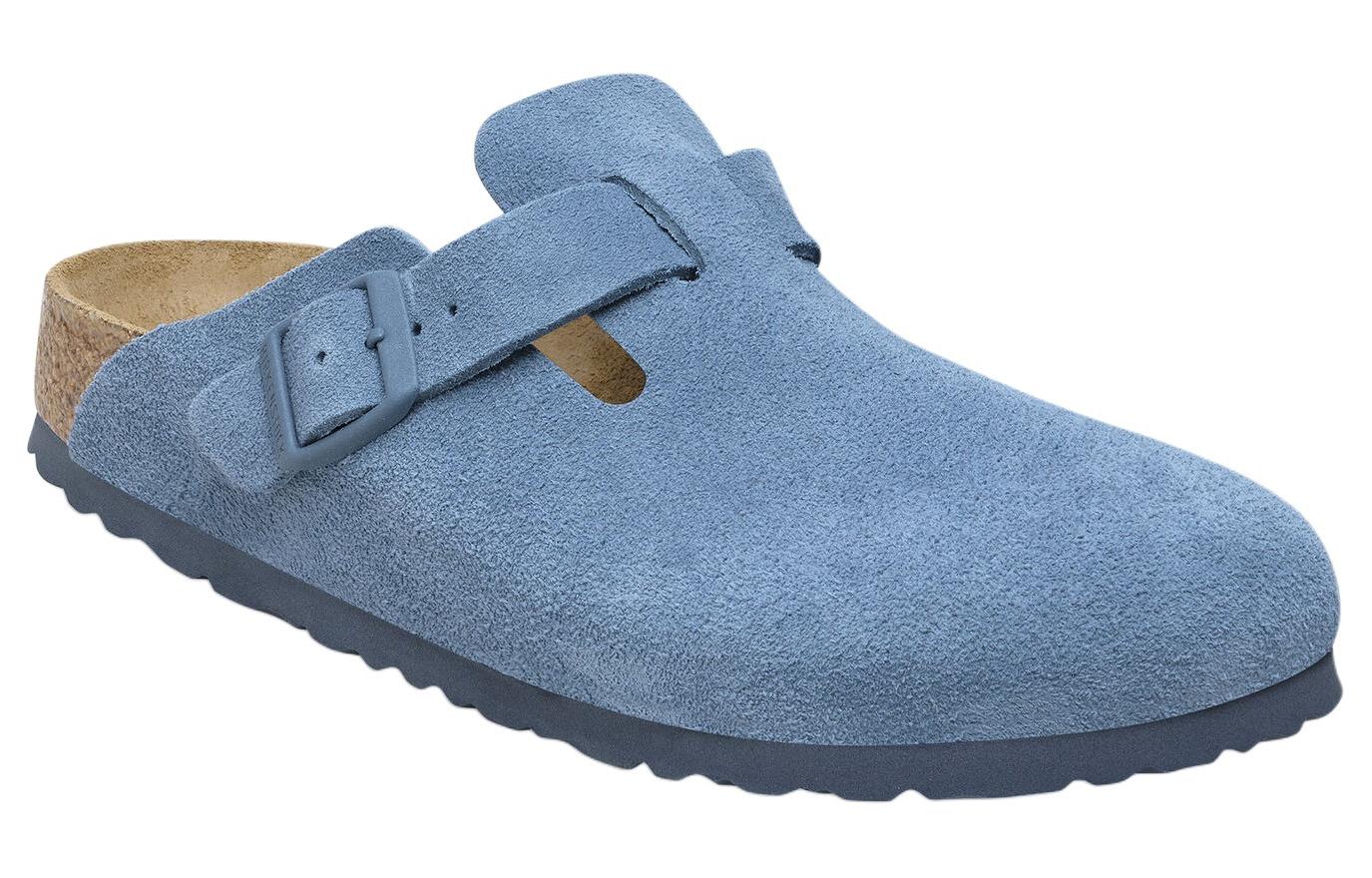 Birkenstock Boston Soft Footbed Suede Elemental 'Blue' 圖 2