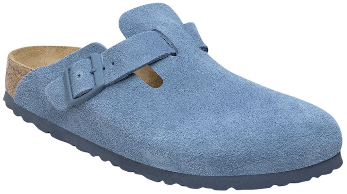 Birkenstock 絨面 百搭舒適時尚 包頭拖鞋 男女同款 藍色 Order Birkenstock 絨面 百搭舒適時尚 包頭拖鞋 男女同款 藍色