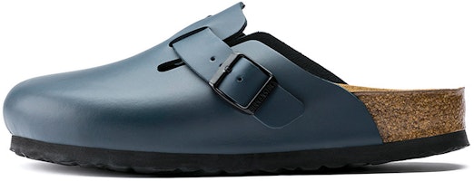 Birkenstock Boston Soft Leather Mules 'Blue' 60151 Birkenstock Boston Soft Leather Mules 'Blue' 60151