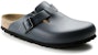 Birkenstock Boston Soft Leather Mules 'Blue' 60151