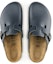 Purchase Birkenstock Boston Soft Leather Mules 'Blue' 60151