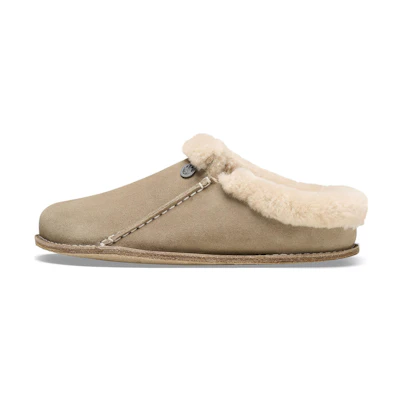 Birkenstock Boston 'Felt Mule - Grey Brown'