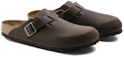 Shop Birkenstock Boston 'Havana Brown' Coklat Tua 860133