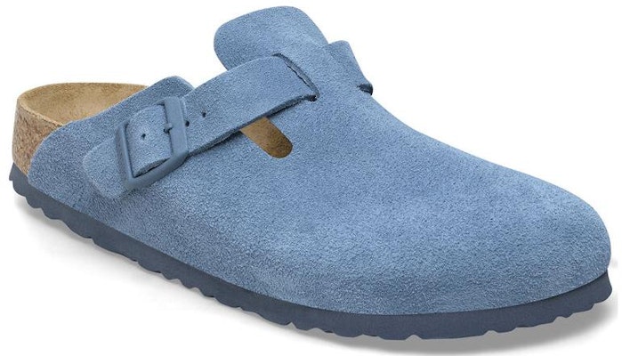 Birkenstock 絨面 舒適圓頭百搭厚底 包頭拖鞋 男女同款 淺藍色 常規版 Order Birkenstock 絨面 舒適圓頭百搭厚底 包頭拖鞋 男女同款 淺藍色 常規版