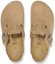 Shop Birkenstock Boston 'Gamuza Marrón Claro' 1027014