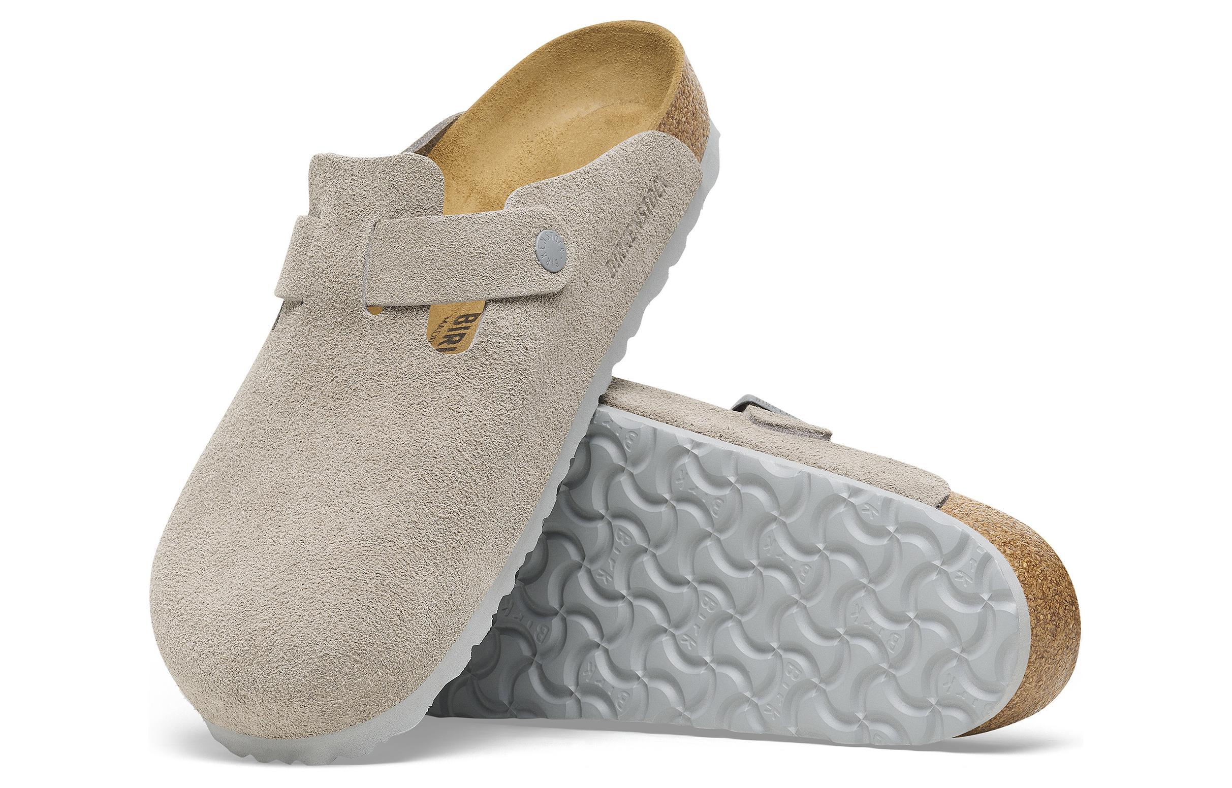 Purchase Birkenstock 圓頭厚底扣環 防磨保護頭拖鞋 男女同款 石灰色 常規款式