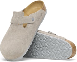 Birkenstock Boston Suede Stone Coin 'Beige' 1027688 Purchase Birkenstock Boston Suede Stone Coin 'Beige' 1027688