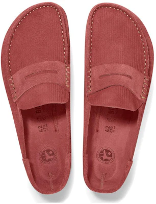 Birkenstock 絨面 舒適圓頭百搭增高厚底 包頭拖鞋 男女同款 紅色 常規版 Shop Birkenstock 絨面 舒適圓頭百搭增高厚底 包頭拖鞋 男女同款 紅色 常規版