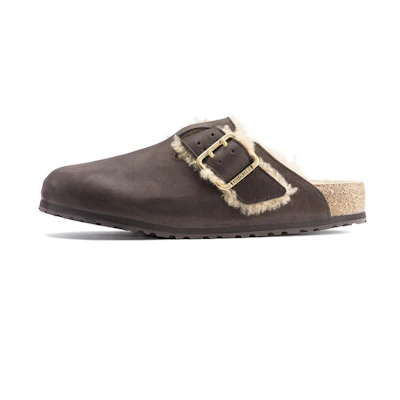 Birkenstock Boston Bold Shearling Espresso 'Brown'