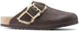 Order Birkenstock Boston 皮革 休閒舒適 包頭拖鞋 男款 咖啡色 常規版