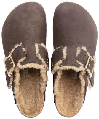 Birkenstock Boston 皮革 休閒舒適 包頭拖鞋 男款 咖啡色 常規版 Purchase Birkenstock Boston 皮革 休閒舒適 包頭拖鞋 男款 咖啡色 常規版