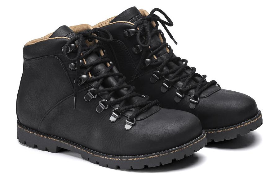 Lookbook Birkenstock Boston 'Retro Round Toe Black MartincBirkenstock Boston Narrow Editionoot' Narrow Edition 'Retro Round Toe Black Martin Boot' 1017326