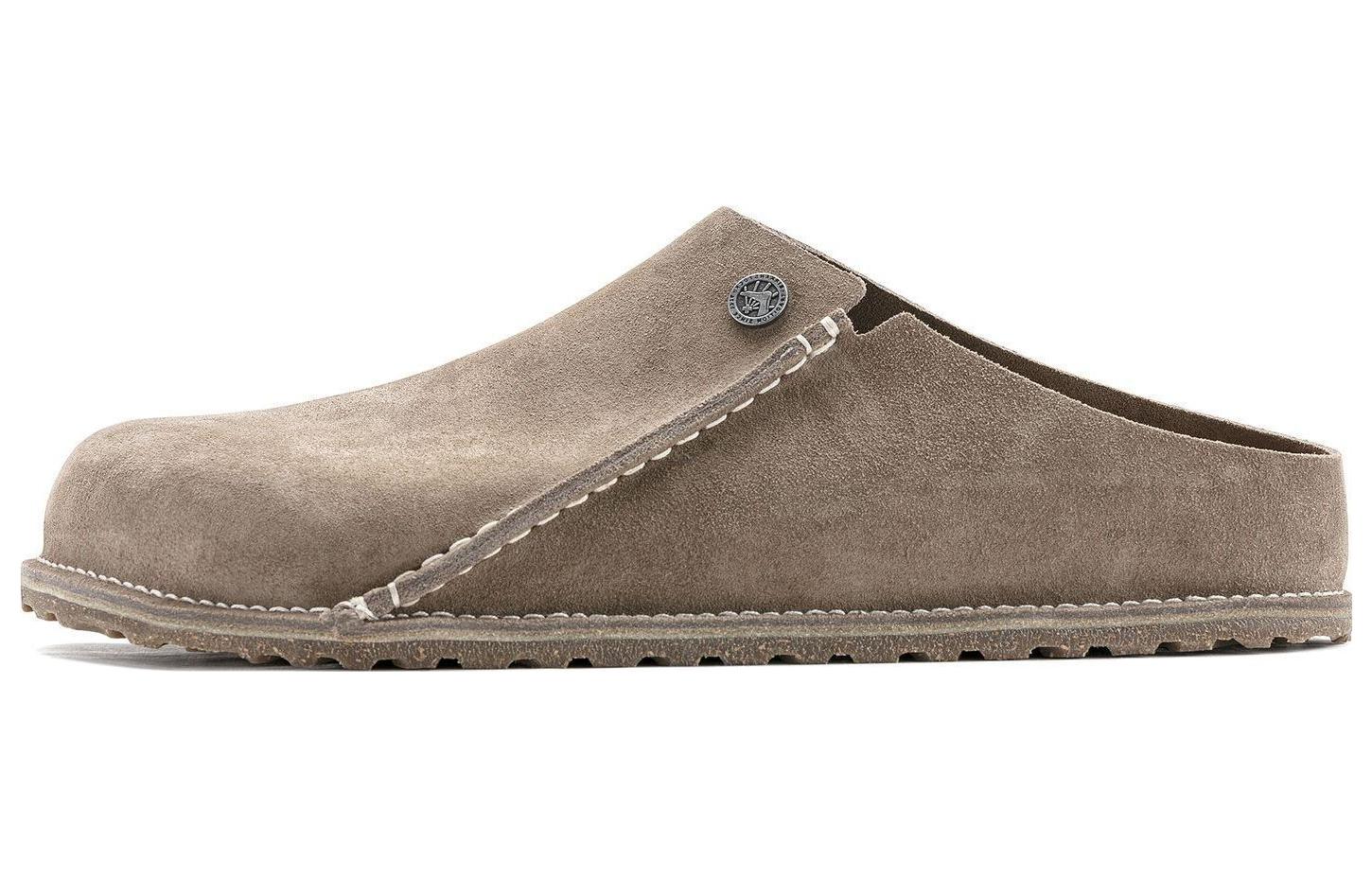 Birkenstock Boston 'Velvet Grey-Brown'
