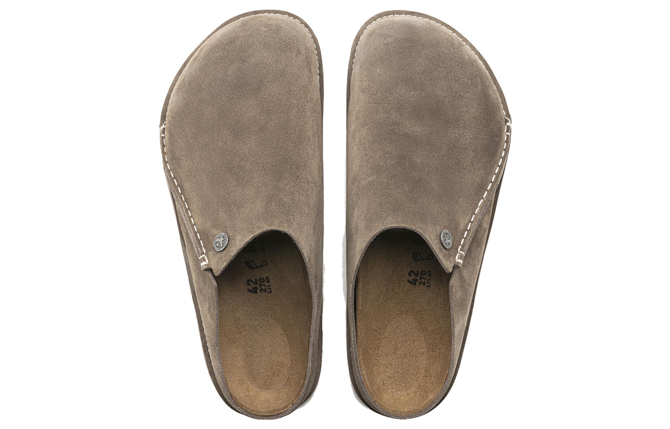 Birkenstock Boston 'Velvet Grey-Brown' 圖 4