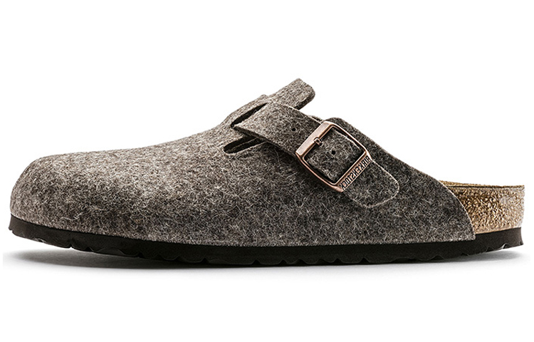 Birkenstock Boston 'Wool Felt Brown' 160583