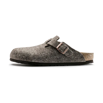 Birkenstock Boston 'Wool Felt Brown'