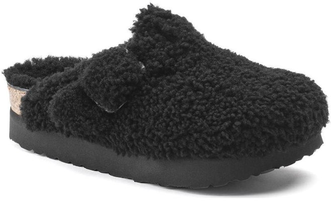 Birkenstock Boston 大搭扣剪羊毛泰迪黑色 1021734 Order Birkenstock Boston 大搭扣剪羊毛泰迪黑色 1021734