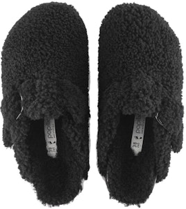 Birkenstock Boston Hebilla Grande Forrado Teddy Negro 1021734 Shop Birkenstock Boston Hebilla Grande Forrado Teddy Negro 1021734