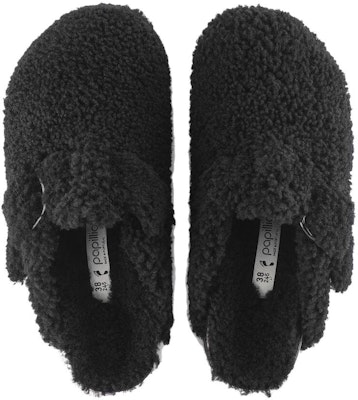 Birkenstock Boston 大搭扣剪羊毛泰迪黑色 1021734 Shop Birkenstock Boston 大搭扣剪羊毛泰迪黑色 1021734
