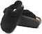 Birkenstock Boston Big Buckle Shearling Teddy Hitam 1021734
